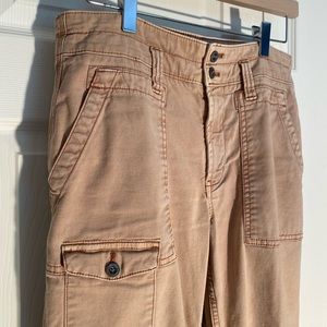 Anthropologie “Wanderer” pants size 28 in a faded dusty rose color. Zip front